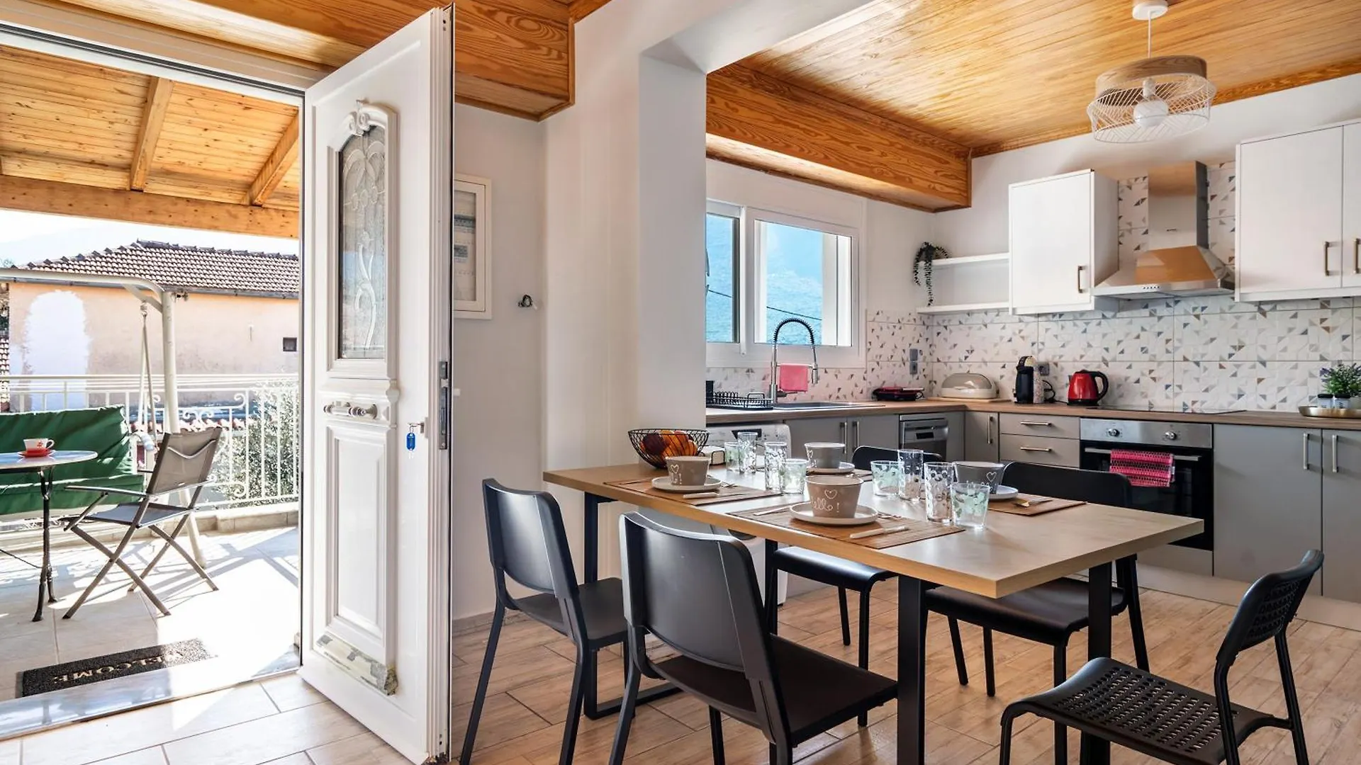 J And D House Kefalonia Grizata Апартаменты